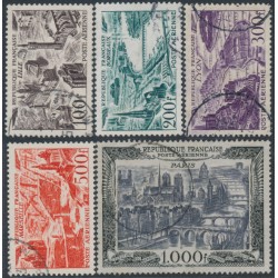FRANCE - 1949 100Fr to 1000Fr Airmail set of 4, used – Michel # 861-865