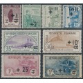 FRANCE - 1922 War Orphans Charity set of 8, MH – Michel # 144-151