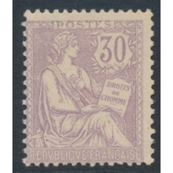 FRANCE - 1902 30c pale violet Droites de l’Homme, MH – Michel # 106