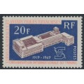 FRANCE / TAAF - 1969 20Fr International Labour Organization, MNH – Michel # 55