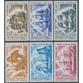 FRANCE / TAAF - 1974 & 1975 Sailing Ships sets, MNH – Michel # 85-88+93-94