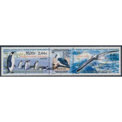 FRANCE / TAAF - 2000 Bird Census strip of 3, MNH – Yvert # 272A