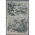 FRANCE / TAAF - 1972  Îles Crozet & Kerguelen set of 2, MNH – Michel # 74+77