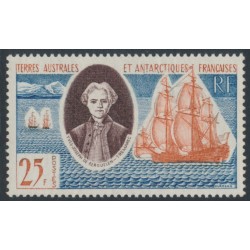 FRANCE / TAAF - 1960 25Fr Yves Joseph de Kerguelen, MNH – Michel # 23