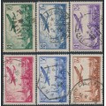FRANCE - 1936 85c to 3.50Fr Airmail set of 6, used – Michel # 305-310 FRANCE - 1936 85c to 3.50Fr Airmail set of 6, used – Michel # 305-310
