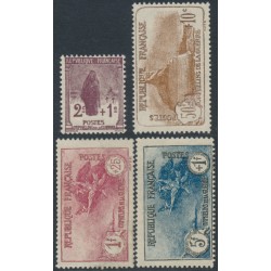 FRANCE - 1926-1927 War Orphans Charity set of 4, MH – Michel # 211-214