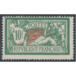 FRANCE - 1926 10Fr green/orange Merson, MH – Michel # 182