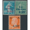 FRANCE - 1927 Caisse d’Amortissement set of 3, MNH – Michel # 226-228 FRANCE - 1927 Caisse d’Amortissement set of 3, MNH – Michel # 226-228