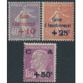 FRANCE - 1928 Caisse d’Amortissement set of 3, MNH – Michel # 232-234 FRANCE - 1928 Caisse d’Amortissement set of 3, MNH – Michel # 232-234