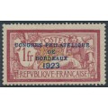 FRANCE - 1923 1Fr Merson overprinted Bordeaux 1923, MH – Michel # 152 FRANCE - 1923 1Fr Merson overprinted Bordeaux 1923, MH – Michel # 152