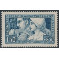 FRANCE - 1928 1.50Fr+8.50Fr blue Caisse d’Amortissement, MH – Michel # 229 FRANCE - 1928 1.50Fr+8.50Fr blue Caisse d’Amortissement, MH – Michel # 229