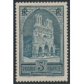 FRANCE - 1930 3Fr blue-grey Reims Cathedral, type I, MH – Michel # 256I FRANCE - 1930 3Fr blue-grey Reims Cathedral, type I, MH – Michel # 256I