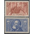FRANCE - 1936 Jean Jaurès set of 2, MNH – Michel # 324-325 FRANCE - 1936 Jean Jaurès set of 2, MNH – Michel # 324-325