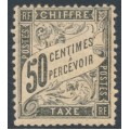 FRANCE - 1892 50c black Postage Due, MH – Michel # P27