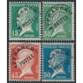 FRANCE - 1927 Pasteur pre-cancels set of 19, MNG – Yvert # PO65-PO68 FRANCE - 1927 Pasteur pre-cancels set of 19, MNG – Yvert # PO65-PO68