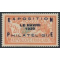 FRANCE - 1929 2Fr orange/blue Merson, o/p Le Havre Expo, MH – Michel # 239 FRANCE - 1929 2Fr orange/blue Merson, o/p Le Havre Expo, MH – Michel # 239