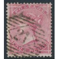 GREAT BRITAIN - 1857 4d rose-carmine QV, Large Garter watermark, used – SG # 66