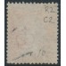 GREAT BRITAIN - 1854 1d red-brown QV, plate R2, check letters MC, used – SG # 22 (C2)