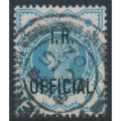 GREAT BRITAIN - 1901 ½d blue-green QV, o/p I.R. OFFICIAL, used – SG # O17