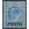 GREAT BRITAIN - 1911 1pi on 2½d blue KEVII, for use in The Levant, MH – SG # 27a