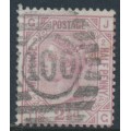 GREAT BRITAIN - 1875 2½d rosy mauve QV, Anchor watermark, plate 2, used – SG # 139