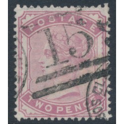 GREAT BRITAIN - 1880 2d pale rose QV, Imperial Crown watermark, used – SG # 168