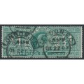 GREAT BRITAIN - 1902 £1 deep dull blue-green KEVII definitive, used – SG # 266