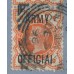 GREAT BRITAIN - 1896 ½d orange QV, o/p ARMY OFFICIAL, with variety, used – SG # O41a