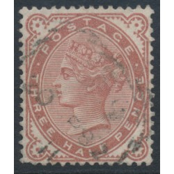 GREAT BRITAIN - 1880 1½d Venetian red QV, Imperial Crown watermark, used – SG # 167
