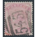 GREAT BRITAIN - 1880 2d pale rose QV, Imperial Crown watermark, used – SG # 168