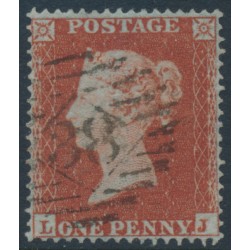 GREAT BRITAIN - 1854 1d red-brown QV, plate 194, check letters KH, used – SG # 17 (C1) GREAT BRITAIN - 1854 1d red-brown QV, plate 194, check letters KH, used – SG # 17 (C1)