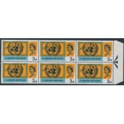 GREAT BRITAIN - 1965 3d UN, broken circle variety, MNH – SG # 681a