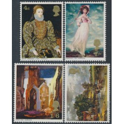 GREAT BRITAIN - 1968 Paintings set of 4, missing phosphor variety, MNH – SG # 771y-774y GREAT BRITAIN - 1968 Paintings set of 4, missing phosphor variety, MNH – SG # 771y-774y