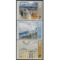 GREAT BRITAIN - 1971 Paintings set of 3, missing phosphor variety, MNH – SG # 881y-883y