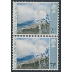 GREAT BRITAIN - 1971 7½d Painting, missing olive-grey error, MNH – SG # 882a GREAT BRITAIN - 1971 7½d Painting, missing olive-grey error, MNH – SG # 882a