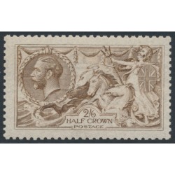 GREAT BRITAIN - 1915 2/6 sepia Sea Horses (De La Rue), MNH – SG # 408 GREAT BRITAIN - 1915 2/6 sepia Sea Horses (De La Rue), MNH – SG # 408