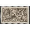 GREAT BRITAIN - 1913 2/6 deep sepia-brown Sea Horses (Waterlow), MH – SG # 399 GREAT BRITAIN - 1913 2/6 deep sepia-brown Sea Horses (Waterlow), MH – SG # 399