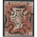 GREAT BRITAIN - 1841 1d red-brown QV, plate 10, CI (state II), used – SG # 7 (AS71) GREAT BRITAIN - 1841 1d red-brown QV, plate 10, CI (state II), used – SG # 7 (AS71)