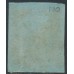 GREAT BRITAIN - 1851 1d red-brown QV, plate 131, RC, blue cancel – SG # 8 (BS91xb)