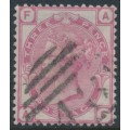 GREAT BRITAIN - 1874 3d rose QV, Spray of Rose watermark, plate 15, used – SG # 143 GREAT BRITAIN - 1874 3d rose QV, Spray of Rose watermark, plate 15, used – SG # 143