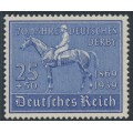 GERMANY - 1939 25+50pf ultramarine German Derby Horse Race, MNH – Michel # 698