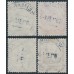 GERMANY - 1931 Famous Buildings Charity set of 4, used – Michel # 459-462