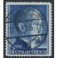 GERMANY - 1942 5RM ultramarine Definitive, perf. 12½, used – Michel # 802A