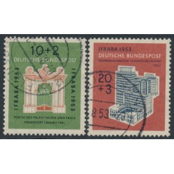 WEST GERMANY / BRD - 1953 IFRABA set of 2, used – Michel # 171-172