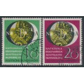 WEST GERMANY / BRD - 1951 Stamp Exhibition (NBA) set of 2, used – Michel # 141-142