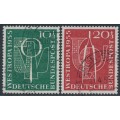 WEST GERMANY / BRD - 1955 Stamp Exhibition set of 2, used – Michel # 217-218