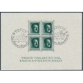 GERMANY - 1937 Hitler’s 48th Birthday M/S, used – Michel # Block 7