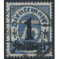 GERMANY - 1923 1Million on 75pf blue Official, used – Michel # D96