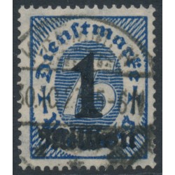 GERMANY - 1923 1Million on 75pf blue Official, used – Michel # D96