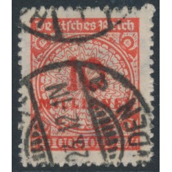 GERMANY - 1923 10Millionen red Numeral, rouletted, used – Michel # 318B